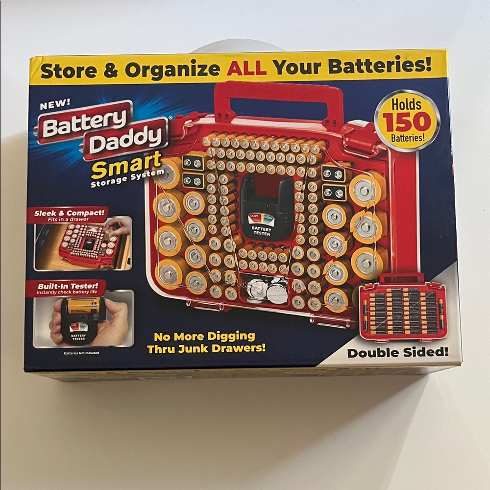 Battery Daddy Smart Storage System Holds 150 Batteries